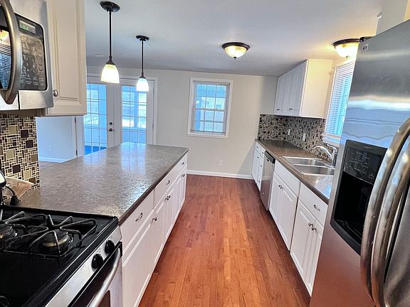 Kitchen with stainless appliances
