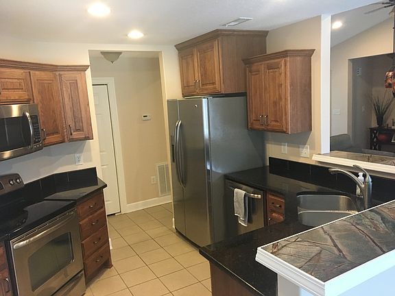 Kitchen with SS appliances