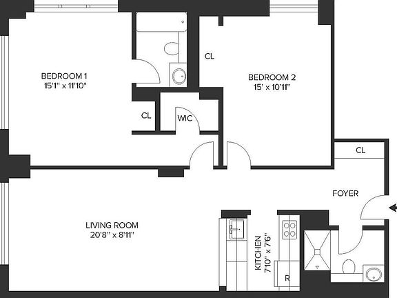 2nd image of 260 W 52nd St APT 16A