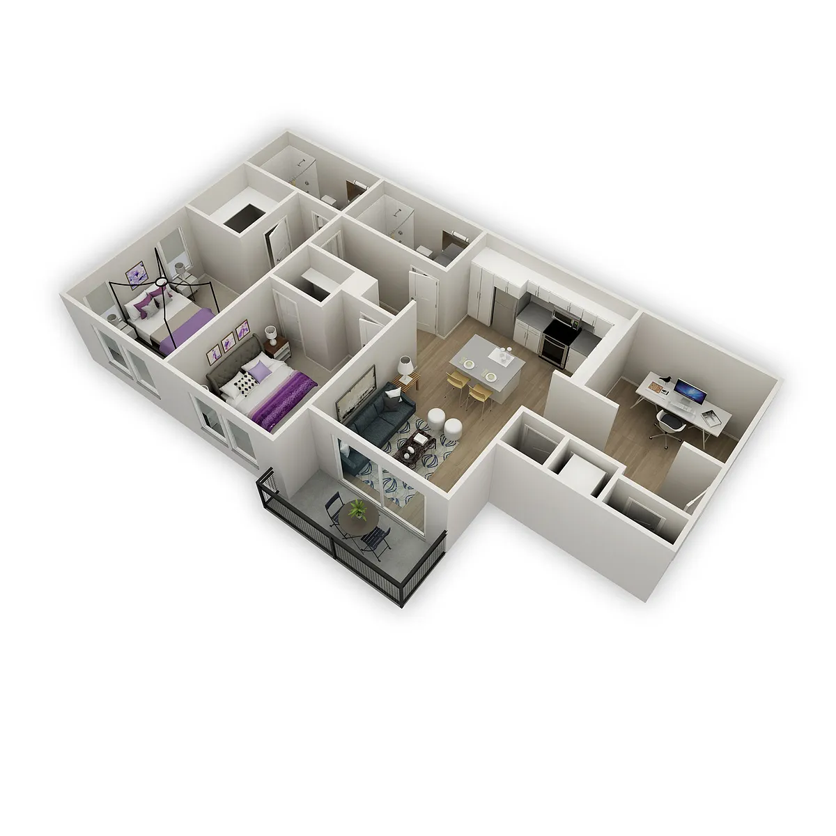 Floor plan B8