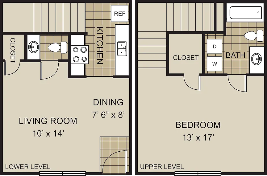 Floor plan A2 - Townhome
