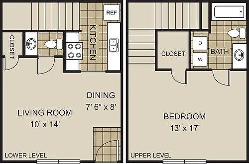 Floor plan A2 - Townhome