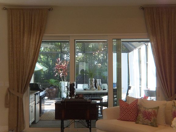 Living room view to outside