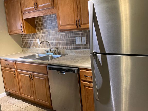 View of kitchen with stainless steel appliances