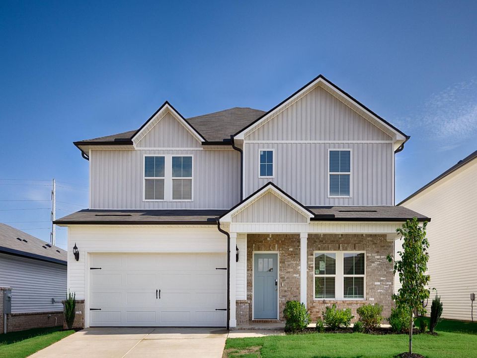 The Sherwood floorplan with Elevation F modeled at Madison Preserve.