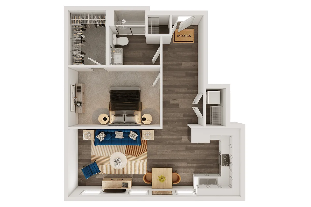Floor plan A13 - SECOND AVE