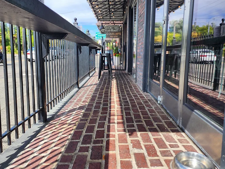 Patio dining