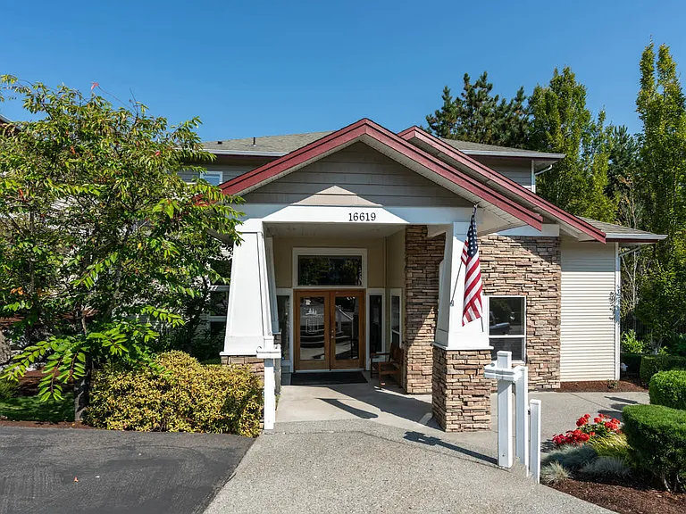 Resident Lounge and Fitness Center Exterior