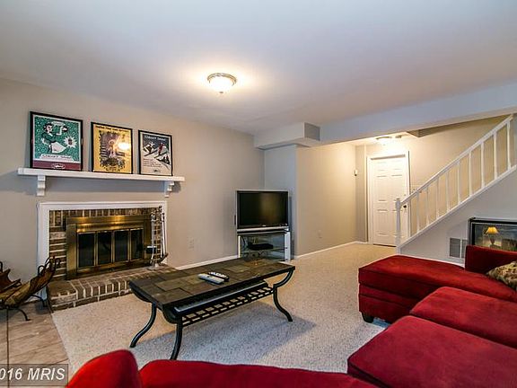 Cozy wood burning fireplace