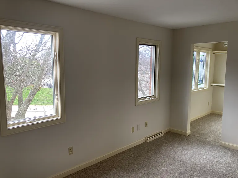 Partial View of Second Bedroom toward Walk-In Closet