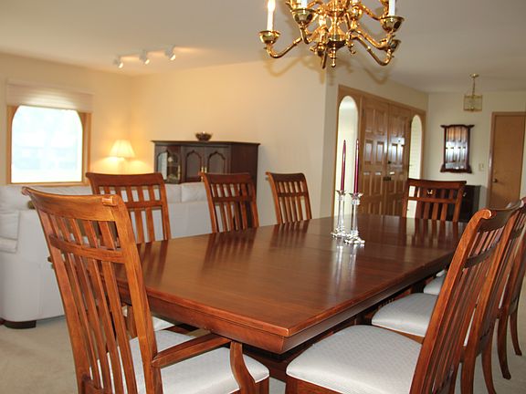 Foyer beyond Dining area