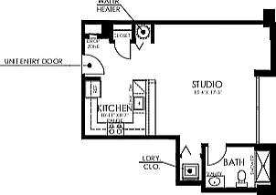 Studio Floorplan Studio Floorplan