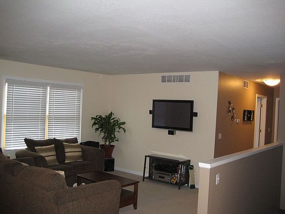 Looking at living room from dining room