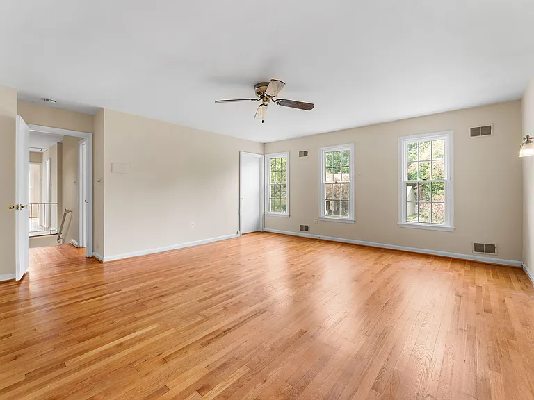 King-sized master bedroom holds large furniture
