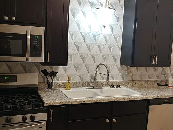 Refinished kitchen with High Quality Porcelain Tile
