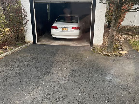 One car garage park your car here
