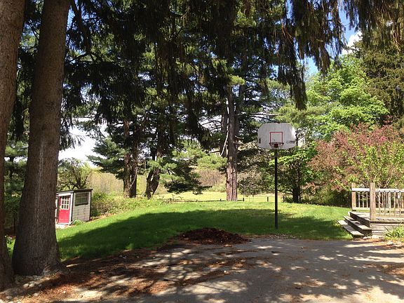 view to backyard