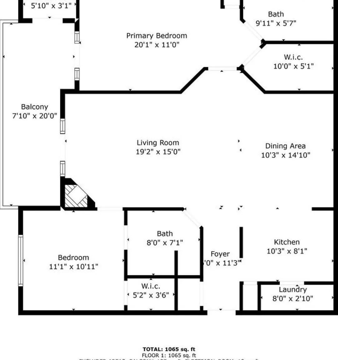 2 bed, 1065 sqft, $2,300 — Photo 4