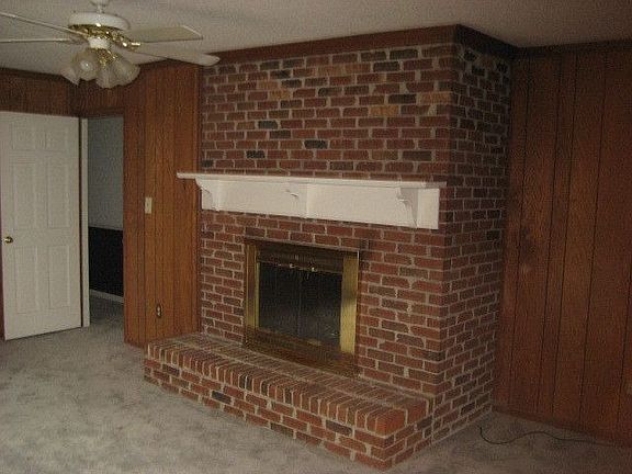 Fireplace in family room