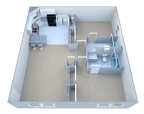 Floor plan Custom 2-2