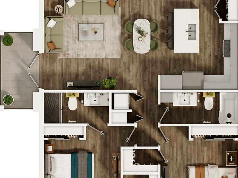 Two bedroom Two Bathroom Two bedroom Two Bathroom