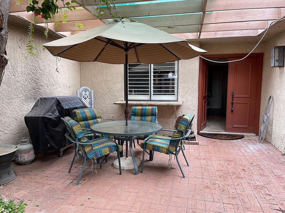 Private patio to front door.
