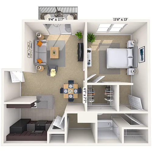 Floor plan LaSalle