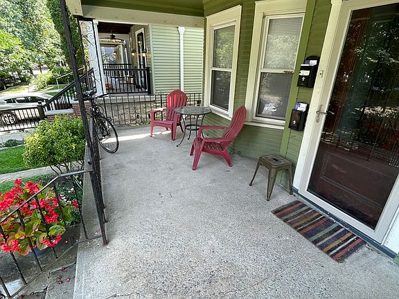 Main entrance/lower front porch