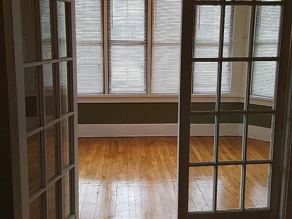 French doors to sunroom