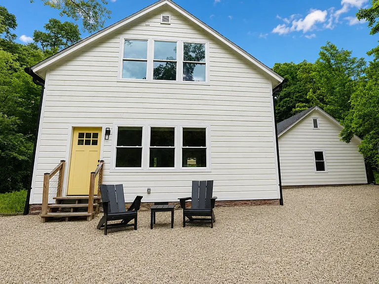 Rear Exterior overlooking the creek