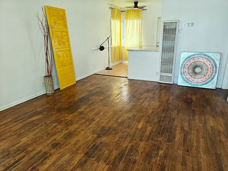 Living Room into Kitchen Area