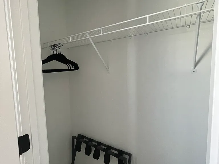 upstairs guest bedroom closet