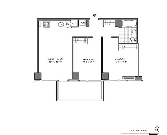 2nd image of 33 Bond St APT 2509