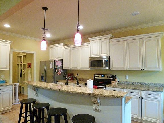 Kitchen is totally open to the living room!