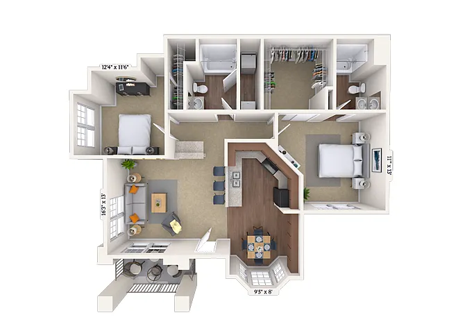 Floor plan Messina