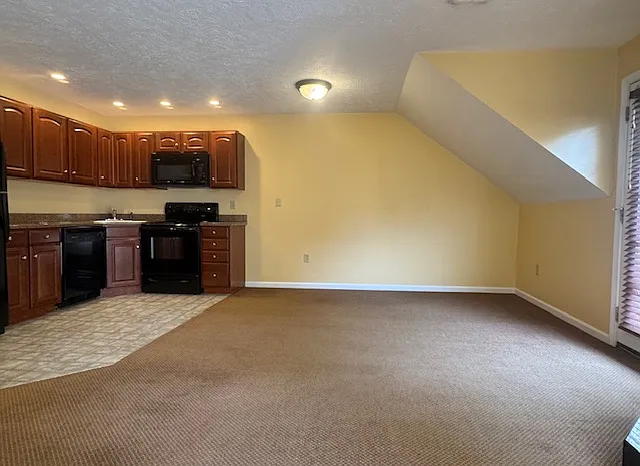 Kitchen and door to deck