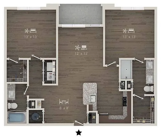 Floor plan B1