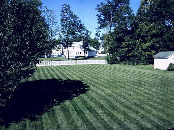 1/2 acre back yard
