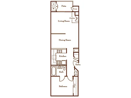 Floor plan The Cove