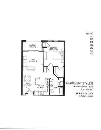 Floor plan Phase 1 - E