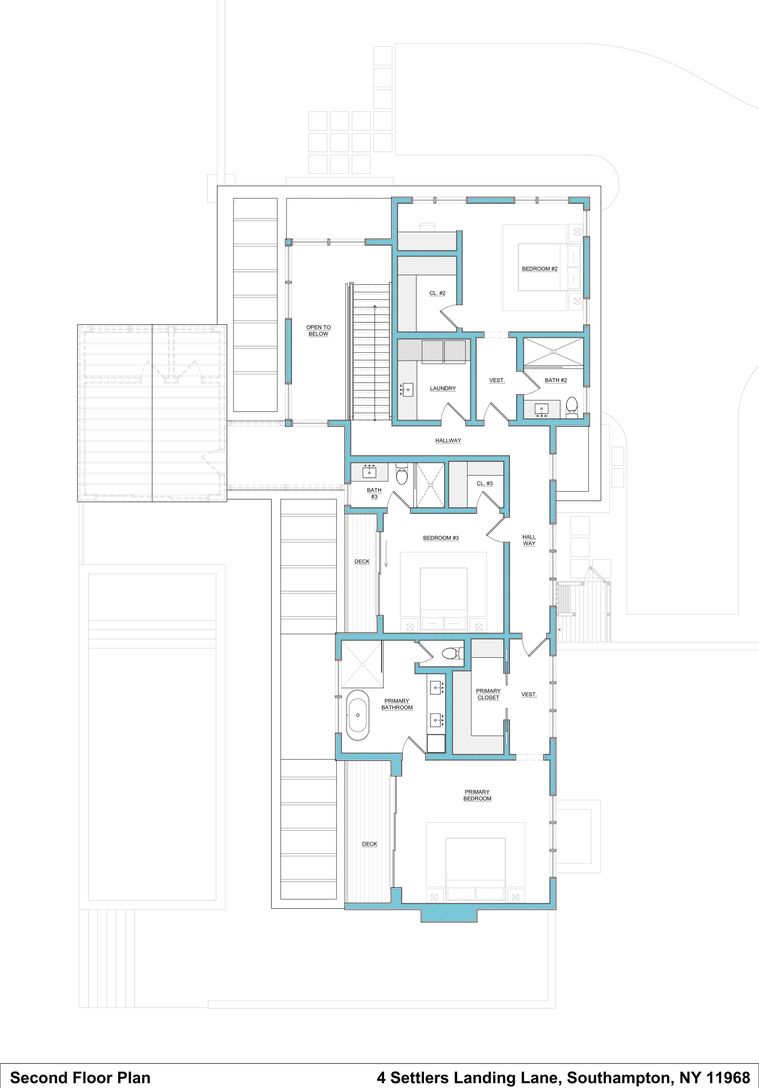 Second floor layout