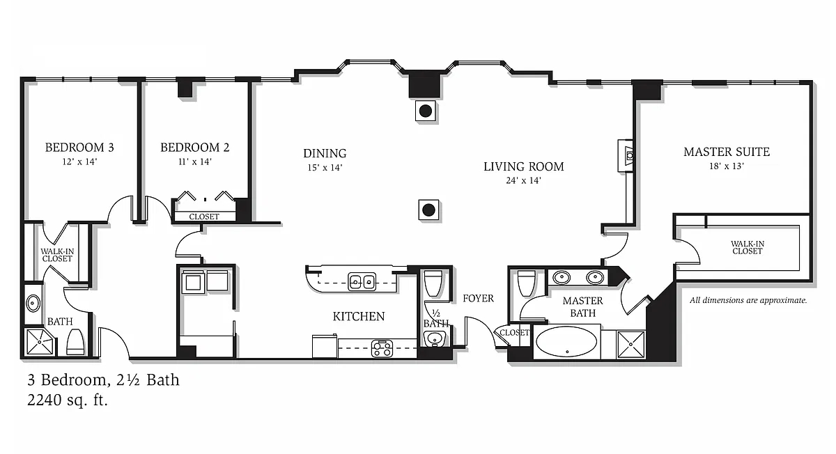 Floor plan The Grand PH 2240