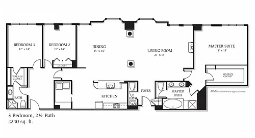 Floor plan The Grand PH 2240