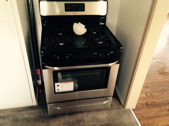 New Stainless gas stove and oven