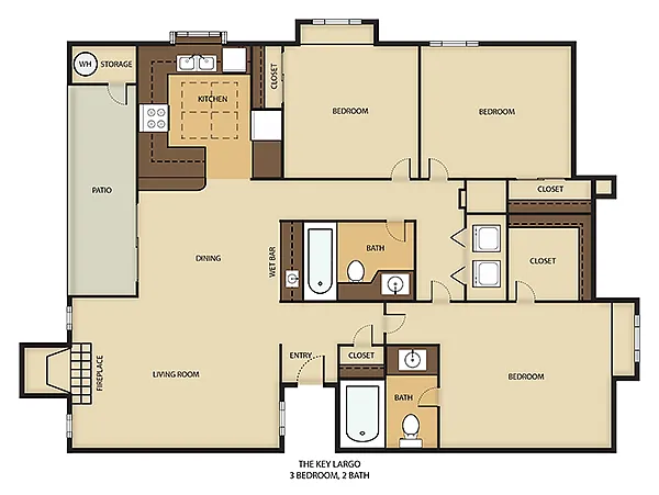 Floor plan Key Largo