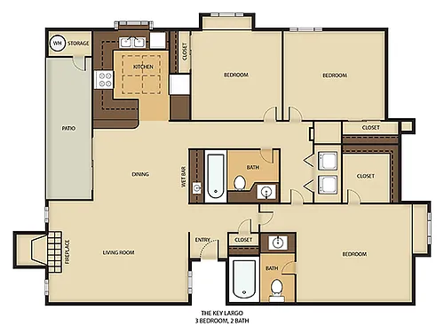 Floor plan Key Largo