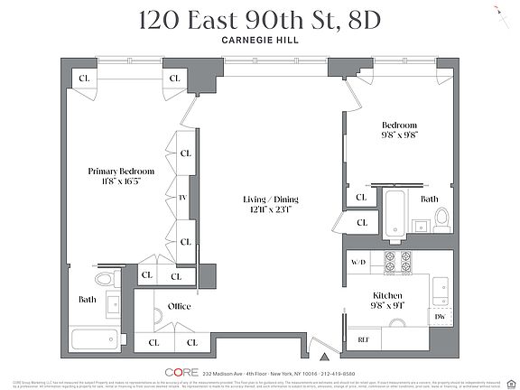 2nd image of 120 E 90th St APT 8D