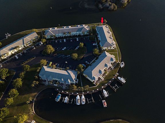 Aerial view of condo