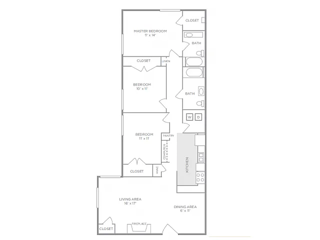 Floor plan The Magnolia (East)