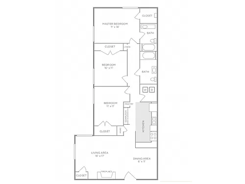 Floor plan The Magnolia (East)